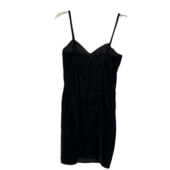 Michele Vincent Vintage Velour Velvet Beaded Union Made Cocktail Dress - Picture 3 of 8